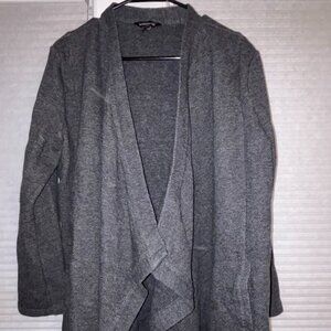 Banana Republic Gray Wrap Sweater L